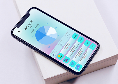 Financial ui / ux app design design finace illustration iphone x mobile responsive ui ux