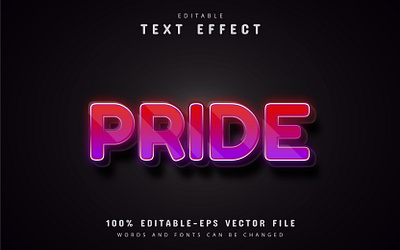 Pride text effect animation app branding clean design graphic design icon illustration minimal typography web