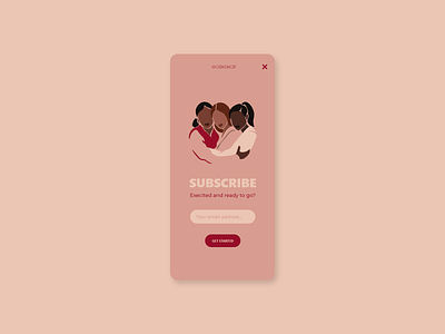 Subscribe app design illustration subscribe ui ui challange