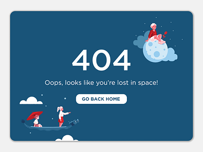 Daily UI #8 - 404 Page 404 error page daily ui 008 dailyui8 dailyuichallenge landingpage space ui design