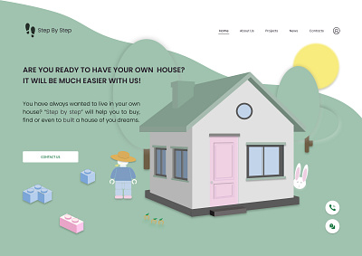 Daily UI Challenge 003 (landing page / hero section) daily ui 003 graphic design hero section landing page landing page illustration ui design