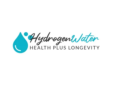 Hydrogen Water Logo hydrogen logo logo design logodesign water