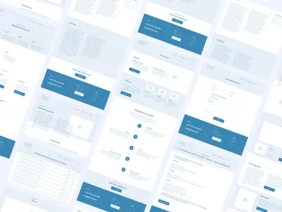 4Work • Wireframes branding design digital prototype ux wireframe