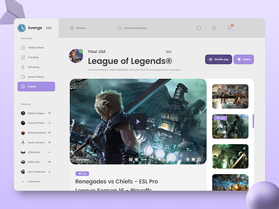 Movie Dashboard Concept concept design header illustration ui