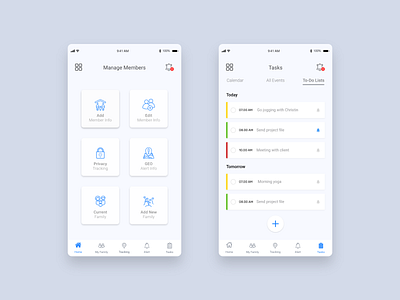 Dribbble app design ui