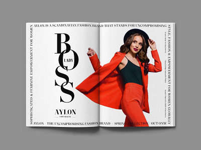 AYLON – Copenhagen Lookbook boss lady campaign cover design empowered empowering fashion lookbook layout layout design lookbook lookbook design magazine magazine cover magazine design print print design