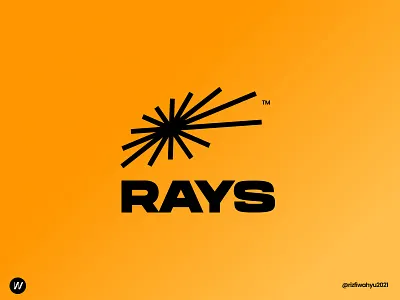 RAYS Logo Design absract branding design geometric logo logo design minimalist logo modern logo sun sunray visual identity