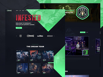 Esport Landing Page dark esport esport website esports game game website games gaming gaming website green theme match matches tournament tournaments twitch ui wordpress wordpress theme wordpress themes