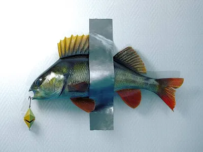 Happy Fools Day 2021 - by Fremox art bananas celebration crypto day digital ethereum fish fools nft perch