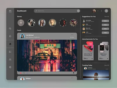Instagram Dashboard branding digital digital agency icon illustration lading page logo typography ux