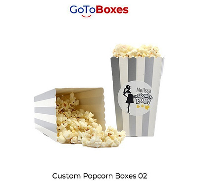 Buy PopCorn Boxes Wholesale rate at GoToBoxes