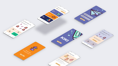 Educational App for Kids - Design Concept app concept education fun games illustration isometric kids list mobileapps navigation onboarding ui uidesign vector video