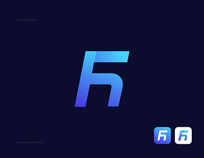 h + f modern letter logo mark + h letter logo + f letter logo app icon logo brand identity branding f letter logo gradient color gradient logo h letter logo hf letter logo hf logo hf modern logo hf monogram letter logo logo logo design logo designer logo trends 2021 modern logo monogram logo typogaphy uiux