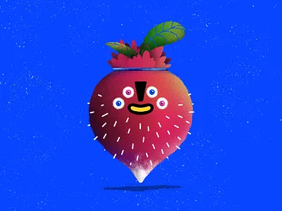 The happiest radish in the world! 🌱