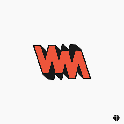 Wave Music app brand design flat icon logo music vector