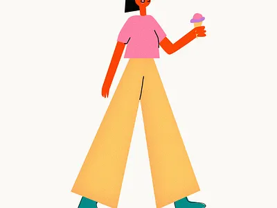 Girl berlin design girl girl character illustration illustrator pixelmator vector woman