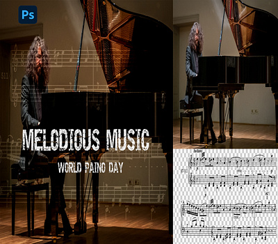 piano artist branding creative creative design creative design creative logo creativity design editing photoshop art photoshop editing poster poster art poster design