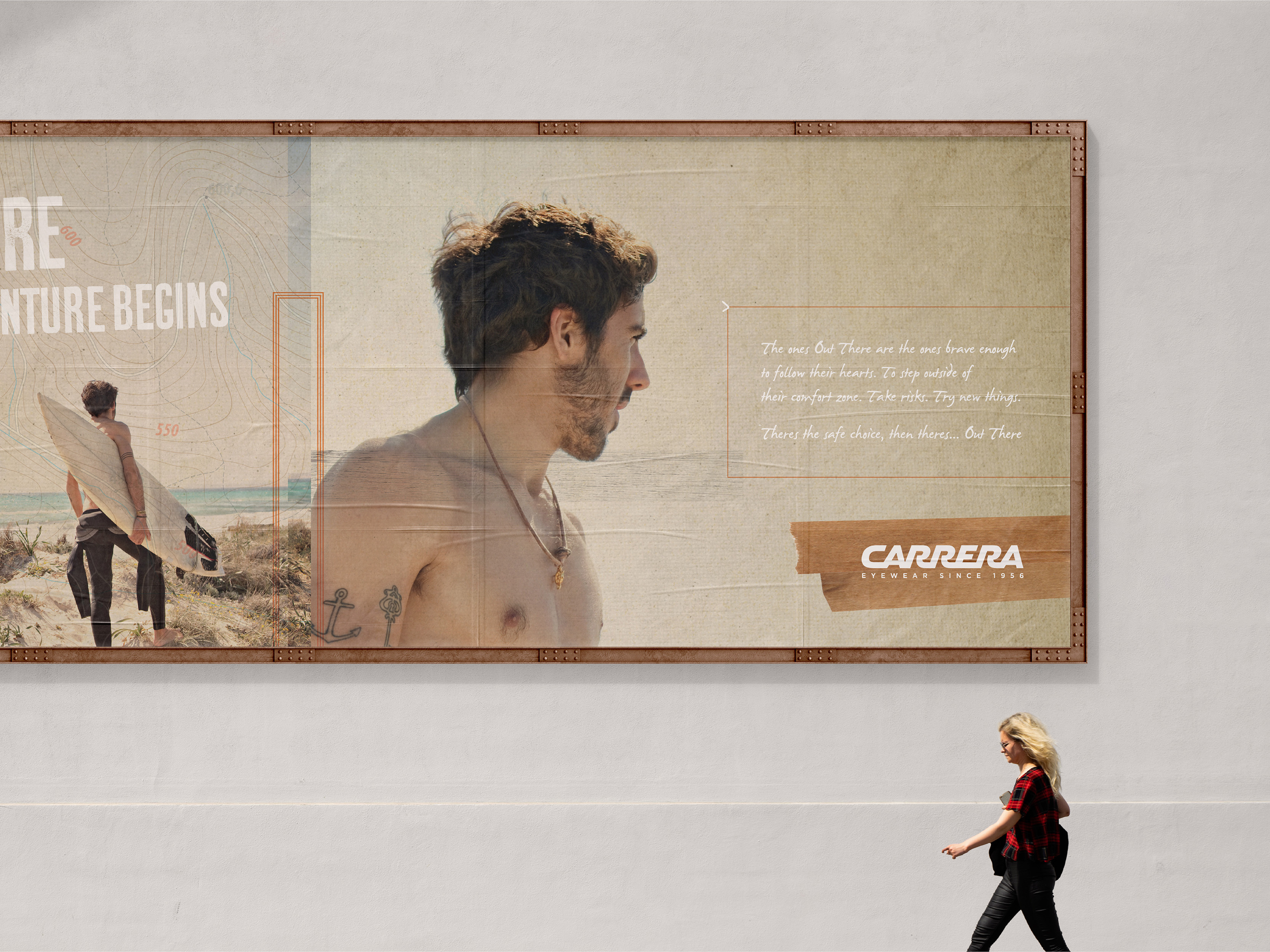 Carrera Marketing Campaign, OOH Posters advertising branding campaign design marketing collateral posters print