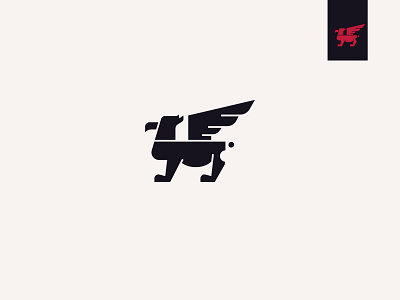 Gryphon Logo (Available for sale) Black and white version artsale conceptarts creativeart dragonlogo dribble graphon griffon learnlogo logobrand logoconcept logodesigner logoforsale logoinspiration logoshowcase modern newpost nextmahamud salelogo wings