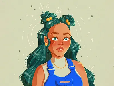 Mi-Lita character character design flat flat illustration illustration portrait