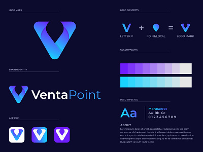 V Letter Modern logo, Point/Local Modern Logo Design app logo brand identity branding business logo colorful logo company logo gradient logo lettermark logo local logo logo design logo trends 2021 logotype modern logo modern logo 2021 modern logo designer point logo software logo v v letter v letter logo