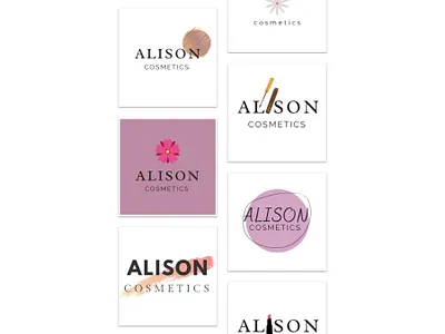 Day 1 of #30daylogochallenge 30daylogochallenge canva cosmetics logo logocore logodesign
