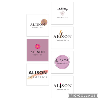 Day 1 of #30daylogochallenge 30daylogochallenge canva cosmetics logo logocore logodesign