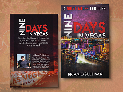 Nine Days in Vegas - Book cover Design book book cover book cover design books design ebook ebook cover ebook design photoshop