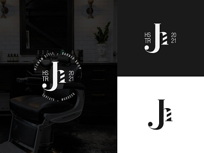 Hicham BarberShop Logo / identity branding brandinglogo logo design logodesign logofolio logoidea logoideas logoidentity logoinspire logos