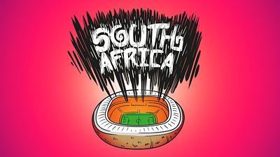 South Africa - Adidas Office adidas calligraphy football graphic design icon illustration j.tito gouveia jtitogouveia south africa typography world cup