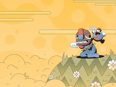 Lemon character flat gradient illustration illustrator minimal simple