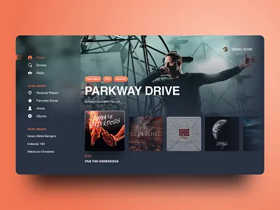 Music Player App app design music music app ui ui design uidesign