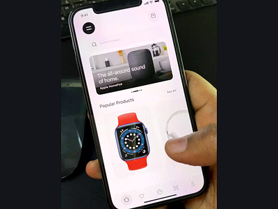 Online Shopping app adobe xd app apple creative creditcard design ecommerce finance headphone minimal online product product page shopping ui user interface ux watch