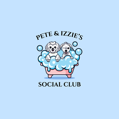 Dog Wash Logo design illustration logo vector