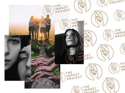 The Impact Project Mood Board branding educate indianapolis indy logo mood board sexual assualt support