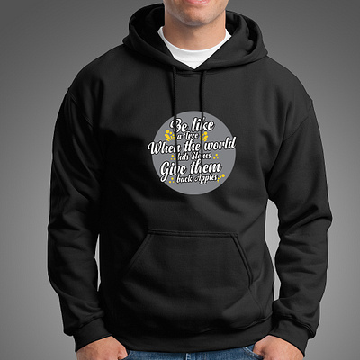 typography hoodie concept branding clean design fashion design graphic design illustrator logo merchandise merchandise design vector