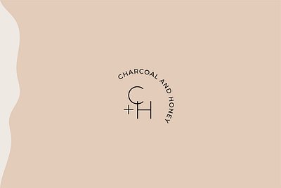 Charcoal and Honey Logo Template branding canva canva template design illustrator logo logo design logo design branding logo template minimal photoshop template premade logo simple logo template typography vector wellness logo