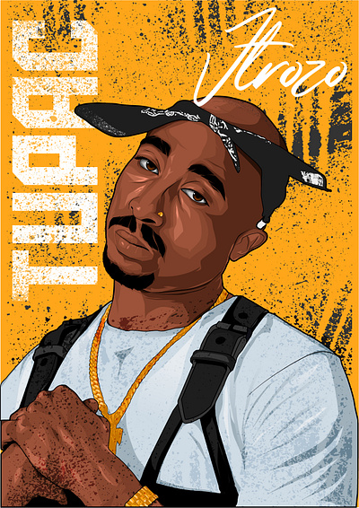 2pac 2pac digital art digital illustration illustration rapper tupac