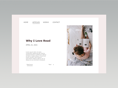 Blog post 035 blog blogpost dailyui design illustration post reading ui ux vector