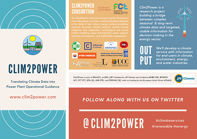 Clim2Power Flyer: Front climate climate service research