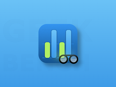 Geekbench 5 Big Sur icon bigsur custom design geekbench mac mac icon mac ui macos macos big sur macos icon minimal ui ux uxui