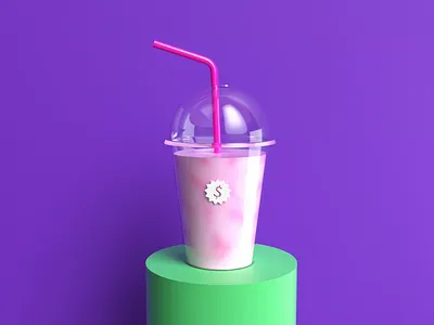 My milkshake brings all boys to the yard! 3d animated animated loop animation blender branding c4d cinema4d creative drink glass maya milkshake motiondesign motiongraphics octane otoy redshift smoothie strawberry