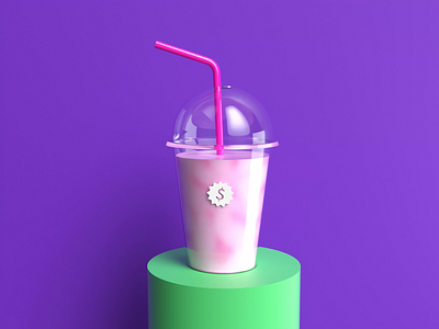 My milkshake brings all boys to the yard! 3d animated animated loop animation blender branding c4d cinema4d creative drink glass maya milkshake motiondesign motiongraphics octane otoy redshift smoothie strawberry