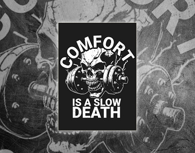 Gym Fitness T-shirt Design custom t shirt design fitnesstshirtdesign graphic t shirt gymtshirtdesign illustration retro t shirt t shirt design typography typography t shirt design