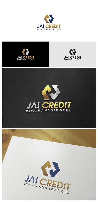 JAI CREDIT branding business concept corporate design illustration logo repair service symbol vector
