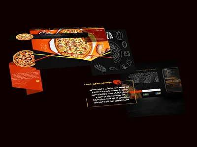 pizza website ui/ux design... yumy yumy art design graphic design icon illustration ui ux vector web website