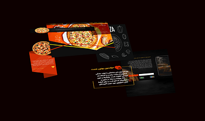 pizza website ui/ux design... yumy yumy art design graphic design icon illustration ui ux vector web website