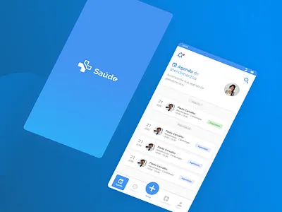 + Saúde App app design healthcare ui ux