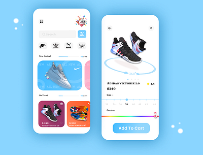 Shoe App app appdesgin brands clean design easytouse interface minimal shoe shoeapp ui ui design uiuxdesgin ux