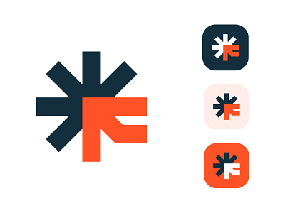 App icon for Fugit app designer app icon app icon designers arrow arrow arrows arrowhead art asterisk branding designer developer f f letter f u g i t fugit grid logo logo logo design logo designer minimalist modern logo